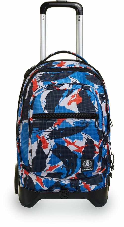 Zaino trolley Invicta New Way New Plug Fantasy Military Camo Red -  53x36x26,5 cm Invicta 2021