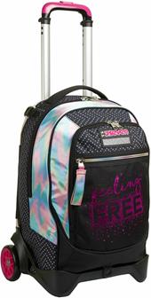 Zaino Trolley Jack 2WD Seven 7.1 Feeling Free Rosa - 37x51x27 cm Seven 7.1  2021 | Libraccio.
