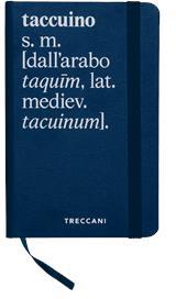 Taccuino Blu, Bianco Neutro Piccolo  Treccani Definizione 2023 | Libraccio.it