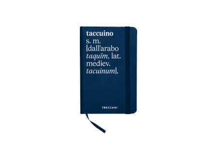 Image of Taccuino Blu, Bianco a Righe Piccolo