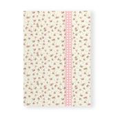Quaderno brossurato Clip Notes piccolo a righe. Clip rosa con quadri