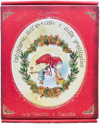 DS: CALENDARIO AVVENTO Diseg nata rossa  Akena 2025 | Libraccio.it
