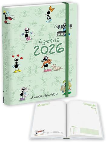 Agenda Giornaliera LE FORMICHE di Fabio Vettori 2026 12 Mesi 11,5x16,5 FV26AM  Akena 2025 | Libraccio.it