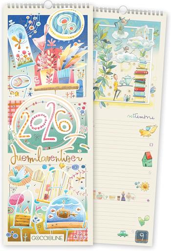 GO: CALENDARIO SPIRALE Goccioline 2026  Akena 2025 | Libraccio.it