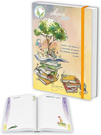 AGENDA GIORNALIERA Disegnata 2026, Sii te stesso - 16,5 x 11 cm  Akena 2025 | Libraccio.it