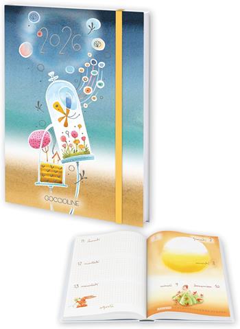 Agendina Goccioline Settimanale Week 2026 12 Mesi 9,6x13 Centimetri Chiusura Con Elastico GO26AS (Blu)  Akena 2025 | Libraccio.it