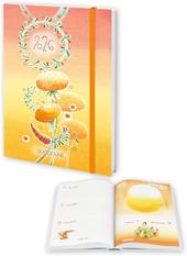 Agenda Goccioline Settimanale Week 2026 12 Mesi 9,6x13 Centimetri Chiusura Con Elastico GO26AS (Giallo)