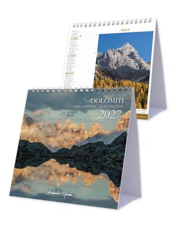 Calendario da tavolo Dolomiti 2027  Akena 2026 | Libraccio.it
