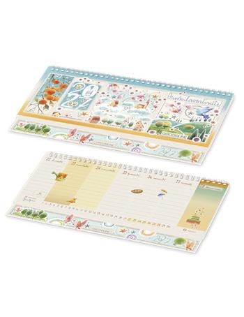 Planner settimanale 12 mesi Goccioline 2027  Akena 2026 | Libraccio.it