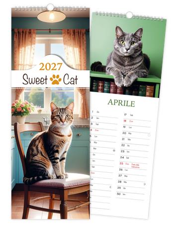 Calendario da muro SweetCat 2027  Akena 2026 | Libraccio.it