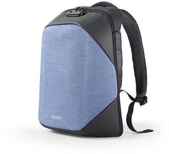 Zaino InTempo Tekniko Big con chiusura a combinazione, cavo antifurto e porta USB, Azzurro - 34 x 16 x 46 cm  InTempo 2020 | Libraccio.it