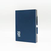 Agenda InTempo 2025, 12 mesi, Kairos, giornaliera, Blu - 15 x 21 cm