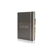 Agenda InTempo 2025, 12 mesi, Love Everyday, giornaliera, Grigio - 10 x 15 cm
