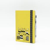 Agenda InTempo 2025, 12 mesi, Cats, settimanale, Lime - 10 x 15 cm