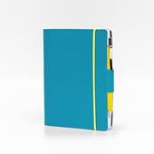 Agenda InTempo 2025, 12 mesi, Biband, giornaliera, Azzurro - 9 x 13 cm