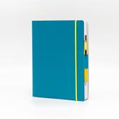 Agenda InTempo 2025, 12 mesi, Biband, giornaliera, Azzurro - 12 x 17 cm