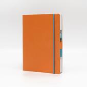 Agenda InTempo 2025, 12 mesi, Biband, giornaliera, Arancio - 15 x 21 cm