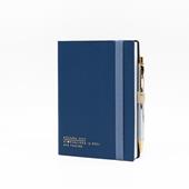 Agenda InTempo 2025, 12 mesi, Chic, giornaliera, Blu - 12 x 17 cm