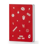 Diario 2026-2027 16 Mesi InTempo Passion Rock Giornaliera 12x17 Rosso