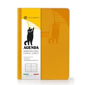 Diario 2026-2027 16 Mesi Passion Cats Giornaliera 12x17 Giallo