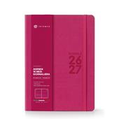 Diario 16 Mesi Moove Monobloc Giornaliera 15X21 Rosa