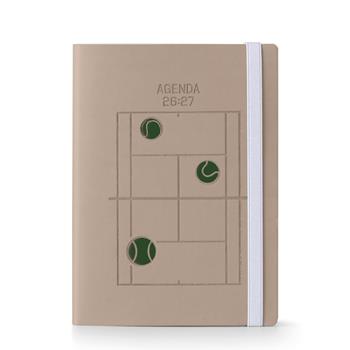 Diario 2026-2027 16 Mesi Moove Tennis Giornaliera 15X21 Beige  InTempo 2026 | Libraccio.it