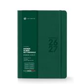 Diario 2026-2027 16 Mesi Moove Monobloc Settimanale 15X21 Verde
