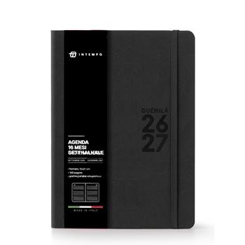 Diario 2026-2027 16 Mesi Moove Monobloc Settimanale 15X21 Nero  InTempo 2026 | Libraccio.it