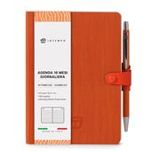 Diario 2026-2027 16 Mesi Write Giornaliera 12X17 Con Laccio Arancio