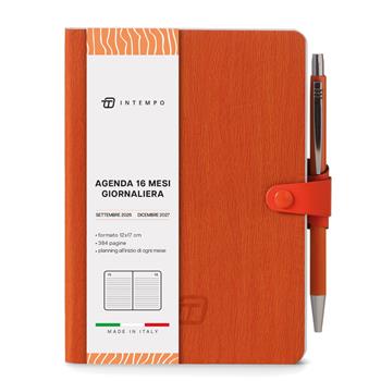 Diario 2026-2027 16 Mesi Write Giornaliera 12X17 Con Laccio Arancio  InTempo 2026 | Libraccio.it