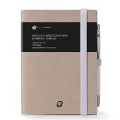 Diario 2026-2027 16 Mesi Write Giornaliera 12X17 Con Elastico Beige