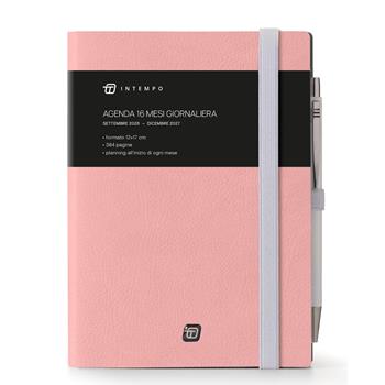 Diario 2026-2027 16 Mesi Write Giornaliera 12X17 Con Elastico Rosa  InTempo 2026 | Libraccio.it