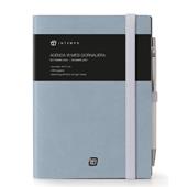 Diario 16 Mesi Write Giornaliera 12X17 Con Elastico Celeste