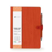 Diario 16 Mesi Write Giornaliera 15X21 Con Laccio Arancio