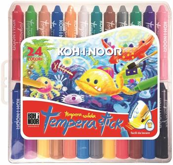 Tempera Stick Koh-I-Noor. Valigetta 24 colori assortiti  Koh-I-Noor 2017 | Libraccio.it