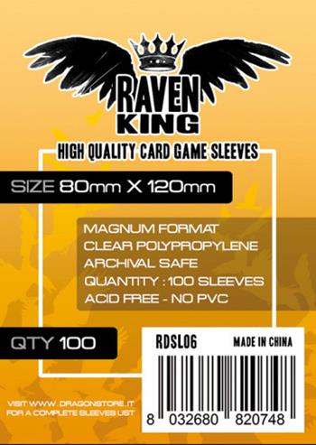 RAVEN KING Bustine Protettive 80x120mm  Raven 2022 | Libraccio.it