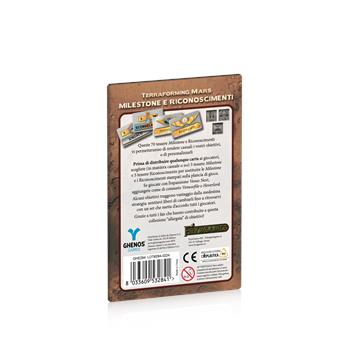 Terraforming Mars: Espansione Milestone & Riconoscimenti. Gioco da tavolo  Ghenos Games 2024 | Libraccio.it