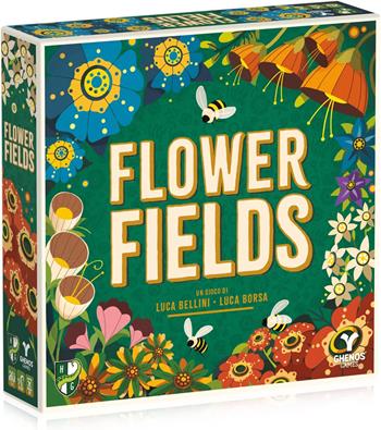 Flower Fields - Gioco astratto di piazzamento tessere - 8 anni - 1-4 giocatori - 40 minuti  Ghenos Games 2024 | Libraccio.it