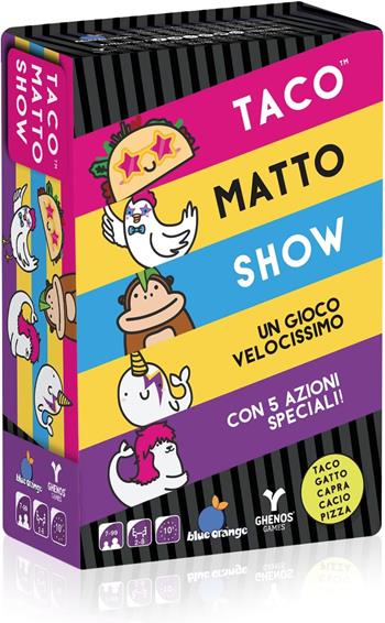 Taco Matto Show - Gioco di carte - Gioco Competitivo per Adulti e Bambini dai 7 Anni - 2-8 Giocatori - Durata 10min  Ghenos 2026 | Libraccio.it