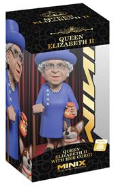 Minix Collectible Figurines - Queen Elizabeth II - c/corgi