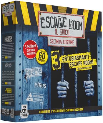 Escape Room: Il Gioco - 2a Edizione. Gioco da tavolo  Cranio Creations 2023 | Libraccio.it