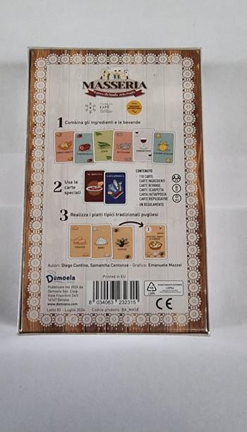 Masseria. Gioco da tavolo  Unicopli 2025 | Libraccio.it