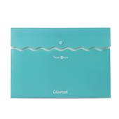 Busta A4 C/Bottone Folder Wave In Exp  - Verde Acqua - Singolo