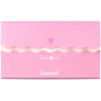 Colourbook Folder Wave Portadocumenti A Soffietto 6 Scomparti, Formato 11x23 Cm, Chiusura A Bottone, Plastica Resistente  Colourbook 2026 | Libraccio.it
