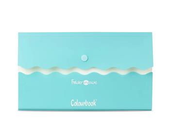 Busta 11X23 C/Soffietto 6T Folder Wave - Verde Acqua - Singolo  Colourbook 2026 | Libraccio.it