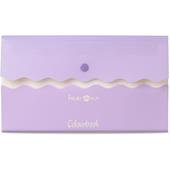 Colourbook Wave Folder - Busta Portadocumenti con Bottone e Soffietto, Formato A4, Plastica Resistente