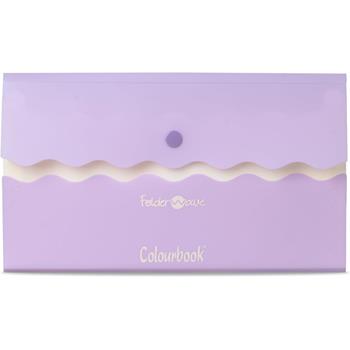 Colourbook Wave Folder - Busta Portadocumenti con Bottone e Soffietto, Formato A4, Plastica Resistente  Colourbook 2026 | Libraccio.it