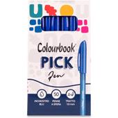 Penna Pick a Tappo Singolo Blu