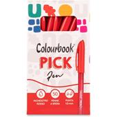 Penna Pick a Tappo Singolo Rosso