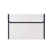 Busta Portadocumenti Due Bottoni - Mod. Blu Navy - Singolo Bln